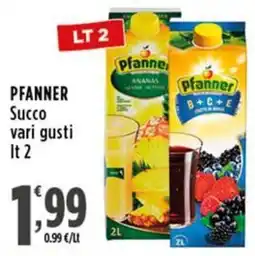 Rossotono Carrefour Pfanner Sacco offerta
