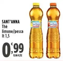 Rossotono Carrefour Sant'Anna Thè limone/pesca offerta
