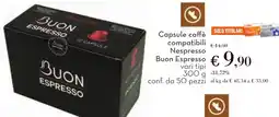 Conad Capsule caffè compatibili Nespresso Buon Espresso offerta