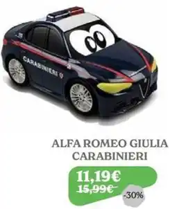 Iperbimbo Alfa Romeo Giulia Carabinieri offerta