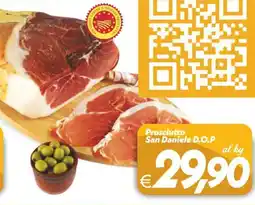 Iper Super Conveniente Prosciutto San Daniele D.O.P offerta