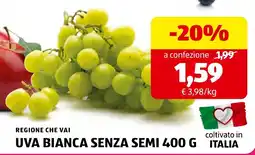 ALDI Uva bianca senza semi offerta