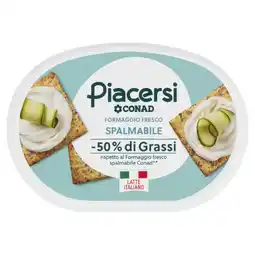 Spazio Conad FORMAGGIO FRESCO SPALMABILE PIACERSI CONAD offerta