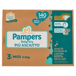 Spazio Conad PANNOLINI BABY-DRY PAMPERS offerta