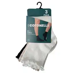 Spazio Conad SET 3 CALZE DONNA COTONELLA offerta