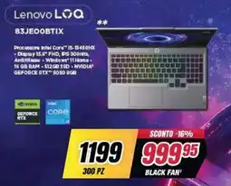 Trony Lenovo LOQ 83JE00BTIX offerta