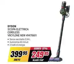 Trony Dyson scopa elettrica cordless V8Cyclone New offerta