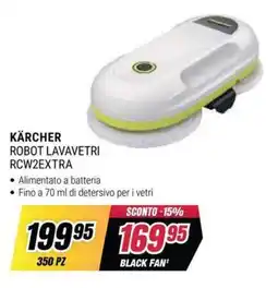 Trony Kärcher robot lavavetri rcw2extra offerta