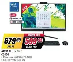 Trony Acer All in One C242G offerta