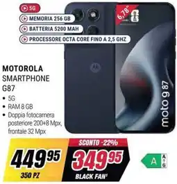 Trony Motorola Smartphone G87 offerta