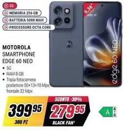 Trony Motorola Smartphone Edge 60 Neo offerta