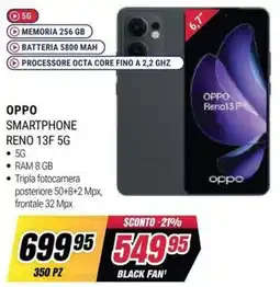 Trony OPPO SMARTPHONE RENO 13F 5G offerta