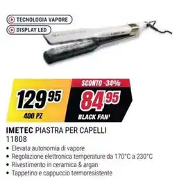 Trony Imetec piastra per capelli offerta