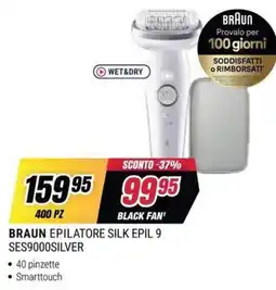 Trony Braun epilatore silk epil 9 offerta