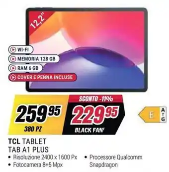 TCL TABLET TAB A1 PLUS