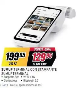 Trony Sumup terminal con stampante offerta