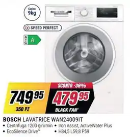 Trony Bosch lavatrice wan24009it offerta