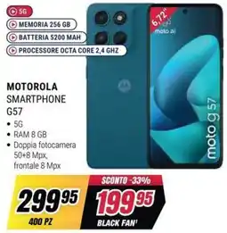 Trony Motorola Smartphone G57 offerta