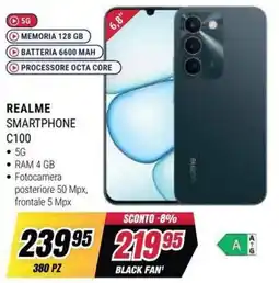 Trony Realme Smartphone C100 offerta