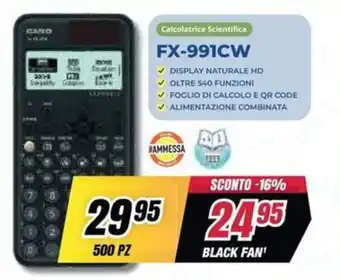 Calcolatrice Scientifica FX-991CW