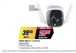 Trony Tapo smart camera offerta