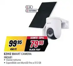 Trony Ezviz smart camera offerta