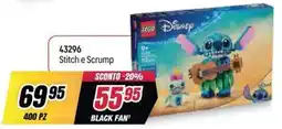 Trony LEGO Disney Stitch e Scrump offerta