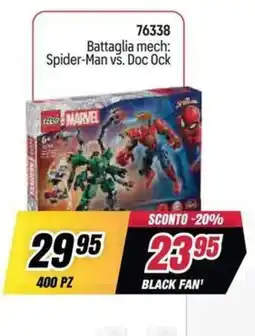 Trony LEGO Marvel Battaglia mech: Spider-Man vs. Doc Ock offerta