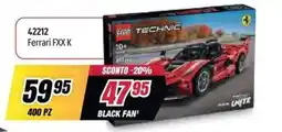 Trony Lego Technic Ferrari FXX K offerta