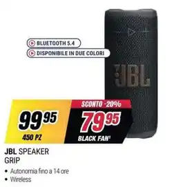 Trony JBL Speaker Grip offerta