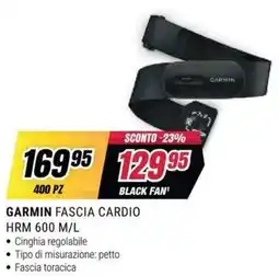 Trony Garmin fascia cardio offerta