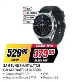 Trony Samsung Smartwatch Galaxy Watch 8 Classic offerta