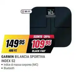 Trony Garmin bilancia sportiva index s2 offerta