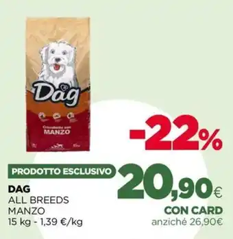 Dag all breeds manzo