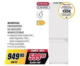 Trony Whirlpool frigorifero da incasso offerta