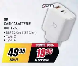 Trony XD Caricabatterie offerta