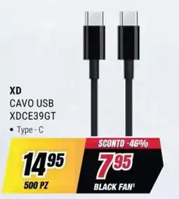 Trony XD Cavo USB Type - C offerta