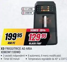Trony XD friggitrice ad aria offerta