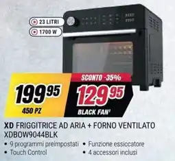 Trony XD friggitrice ad aria + forno ventilato offerta