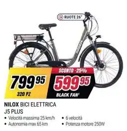 Trony NiLox bici elettrica J5 Plus offerta