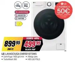 Trony LG Lavasciuga D4R5010TSWS offerta