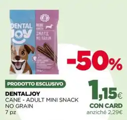 L´Isola dei Tesori Dentaljoy cane - adult mini snack no grain offerta