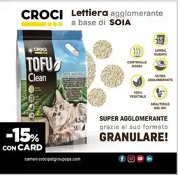 L´Isola dei Tesori Croci Lettiera agglomerante a base di soia offerta