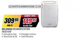 Trony Delonghi deumidificatore DEX210SF offerta