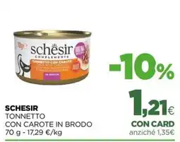L´Isola dei Tesori Schesir Tonnetto con Carote in Brodo offerta