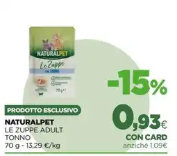 L´Isola dei Tesori Naturalpet le zuppe adult tonno offerta