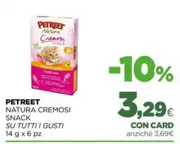 L´Isola dei Tesori Petreet Natura Cremosi Snack offerta