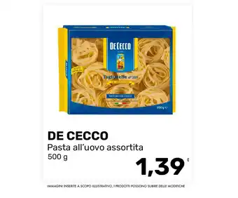 De Cecco Pasta all'uovo assortita