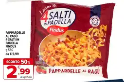 Iperal Pappardelle al ragù Findus offerta