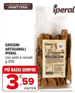 Iperal Grissini artigianali Iperal offerta